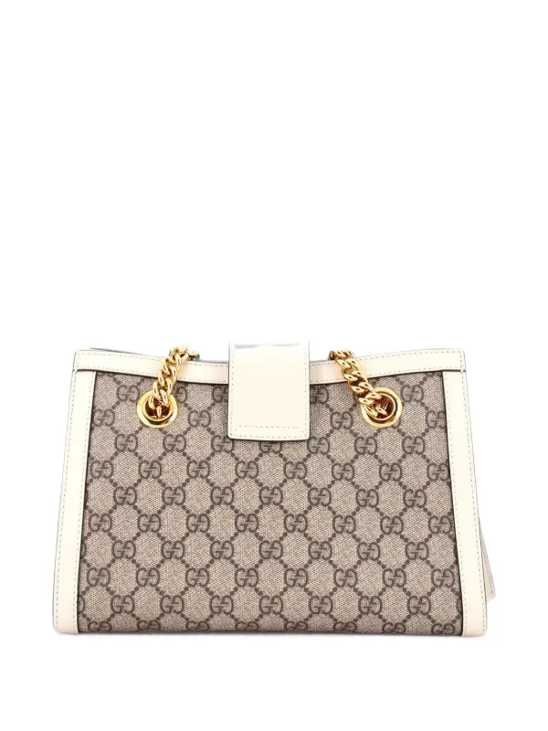 Gucci Pre-Owned パドロックチェーントート GGコーテッドキャンバス