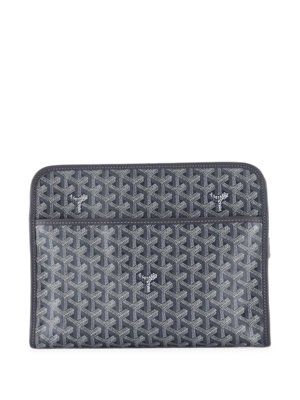 Goyard Pre-Owned Pouch Jouvence Toiletry GM in tela cerata - Grigio
