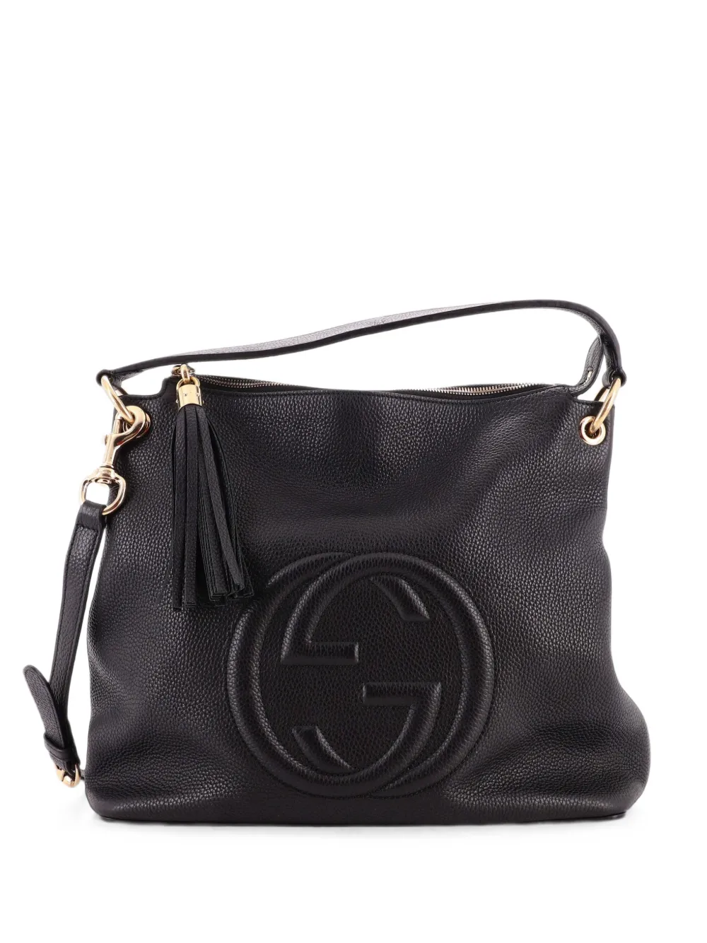 Gucci Pre-Owned Borsa passepartout Soho grande in pelle - Nero