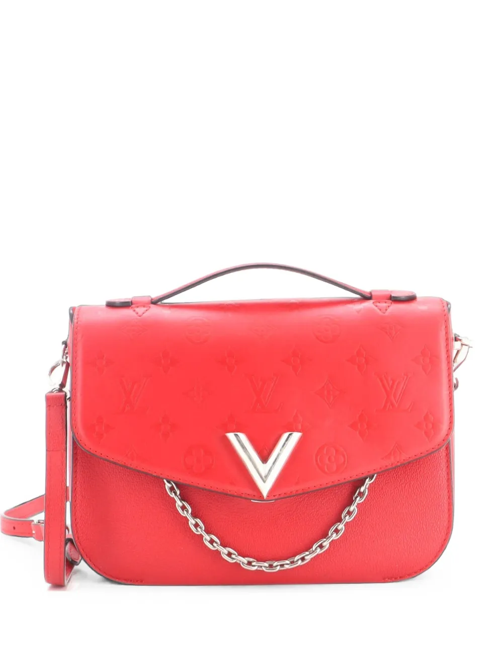 Louis Vuitton Pre-Owned Very Messenger Monogram Leather shoulder bag - Rosso