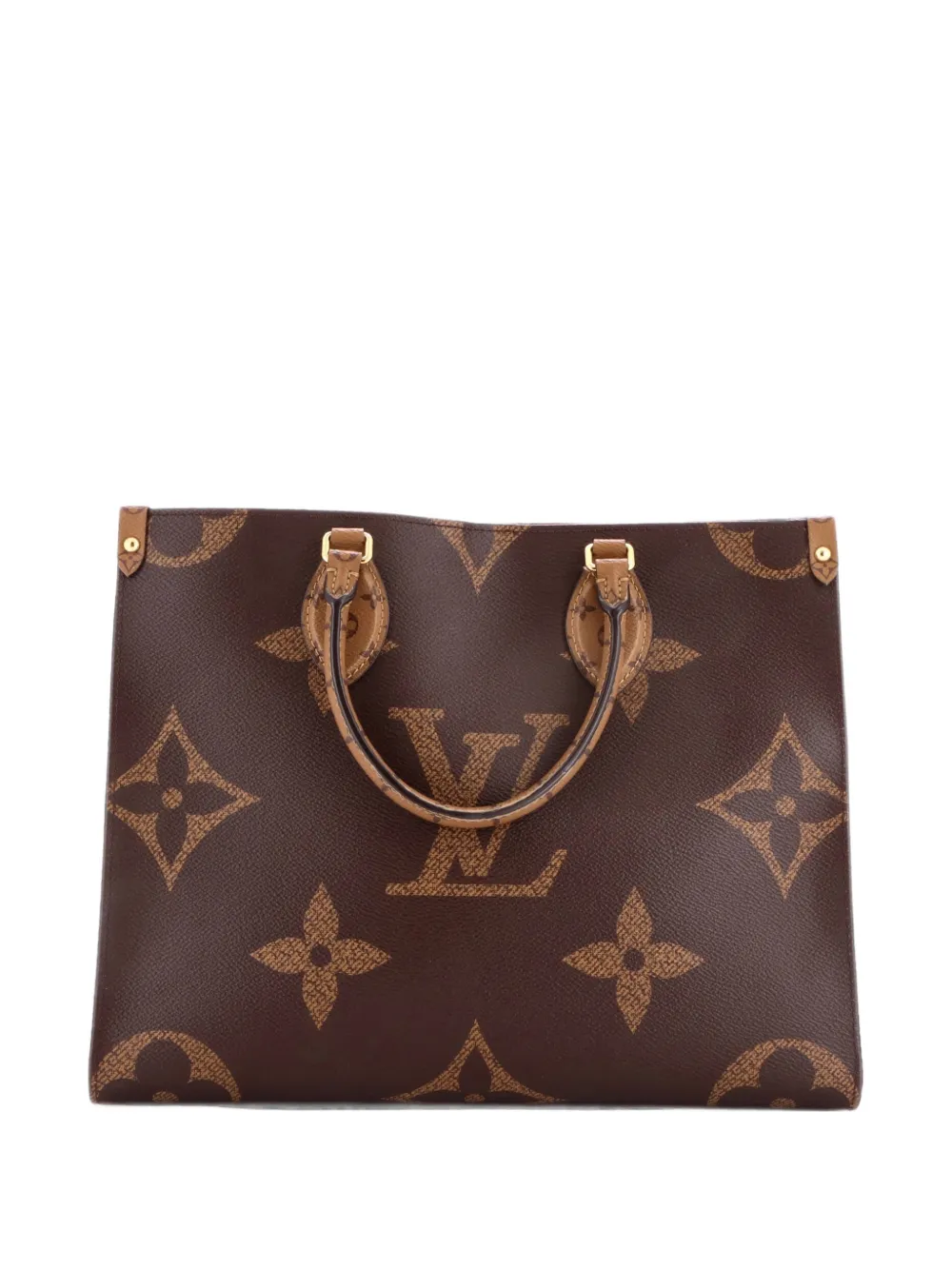 Louis Vuitton Pre-Owned Borsa tote OnTheGo Reverse Monogram Giant MM - Marrone