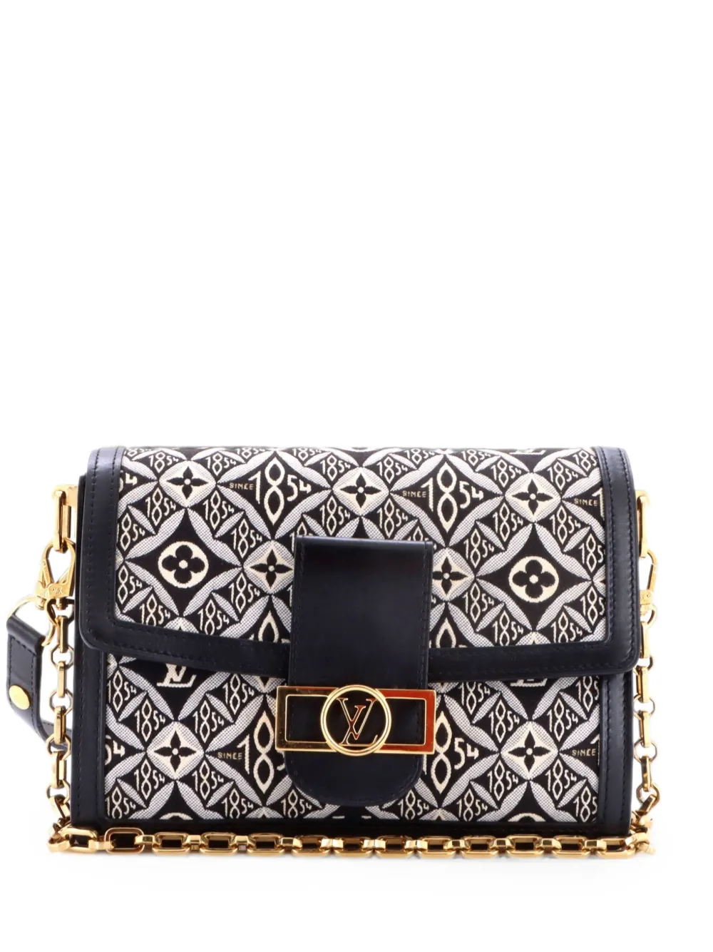 Louis Vuitton Pre-Owned Dauphine Shoulder Bag Limited Edition Since 1854 Monogram Jacquard MM crossbody bag - Nero