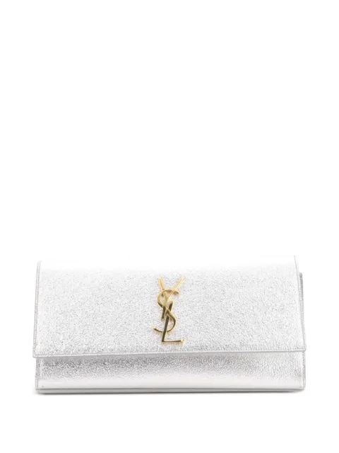 Saint Laurent Pre-Owned pochette Monogram Metallic Calfskin Long