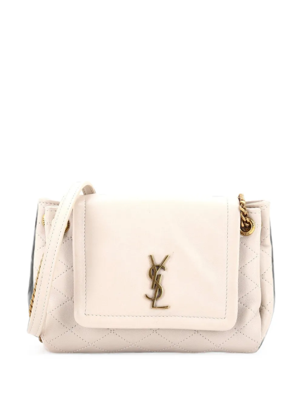 Saint Laurent Pre-Owned Borsa a tracolla Nolita mini in pelle trapuntata - Toni neutri