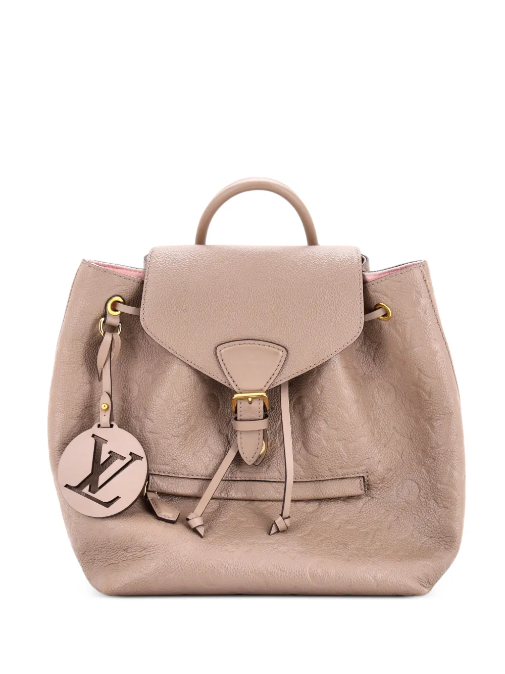 Louis Vuitton Pre-Owned Zaino Montsouris NM PM in pelle Empreinte con monogramma - Toni neutri