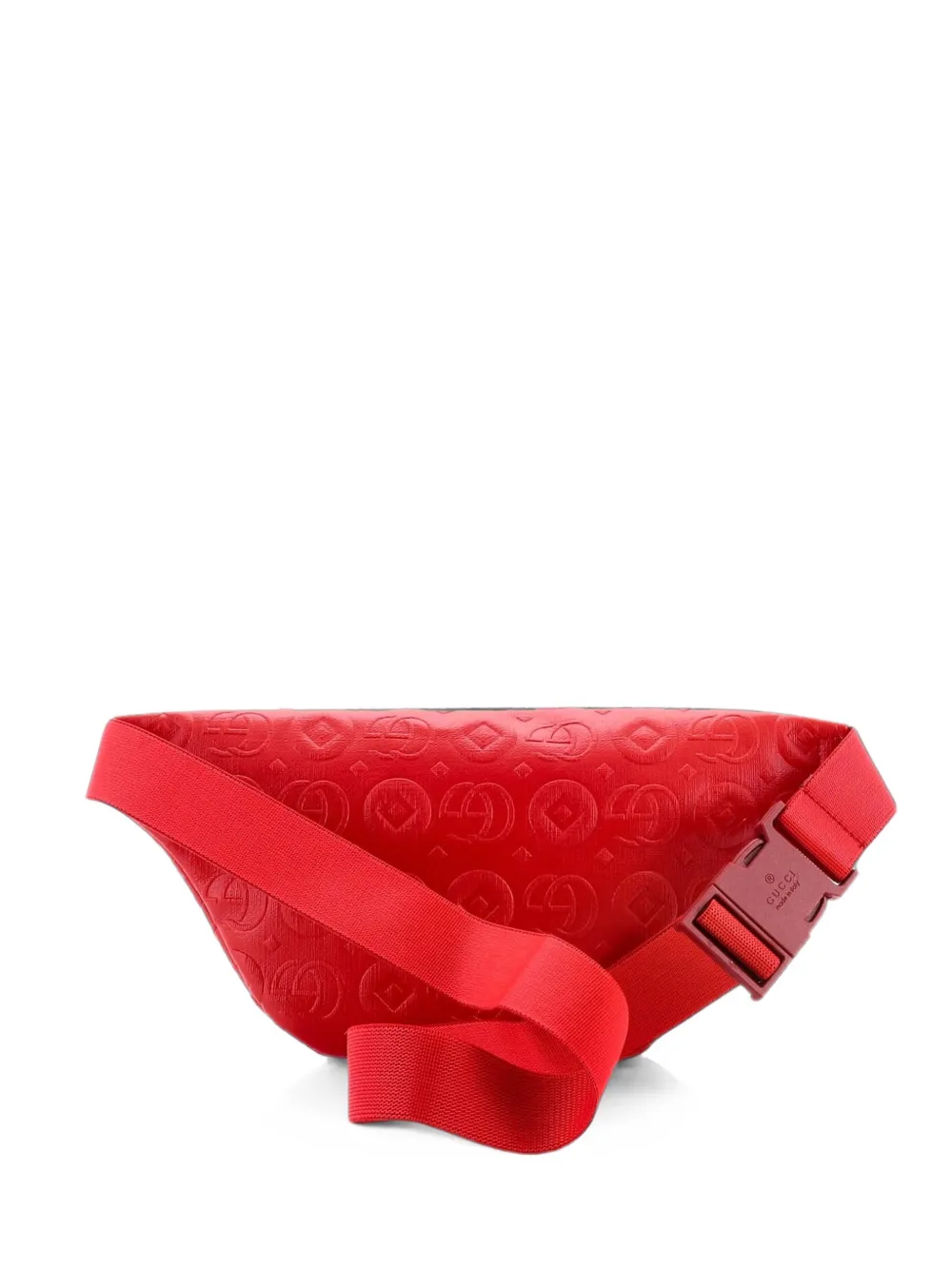 Gucci Pre-Owned Marsupio Children's in pelle goffrata - Rosso