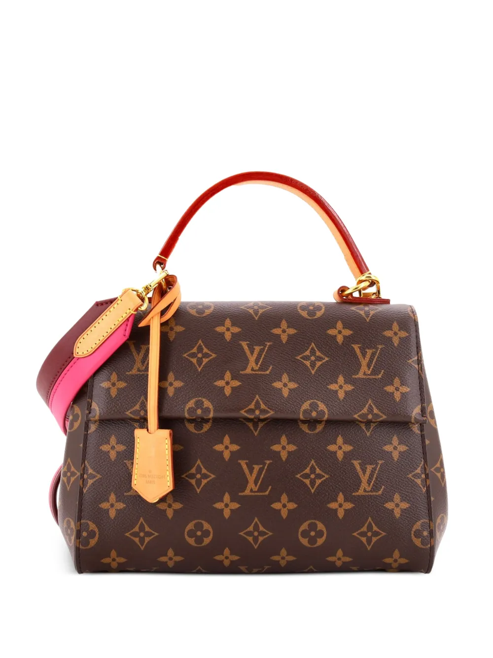 Louis Vuitton Pre-Owned Borsa a spalla Cluny BB in tela con monogramma e manico - Marrone