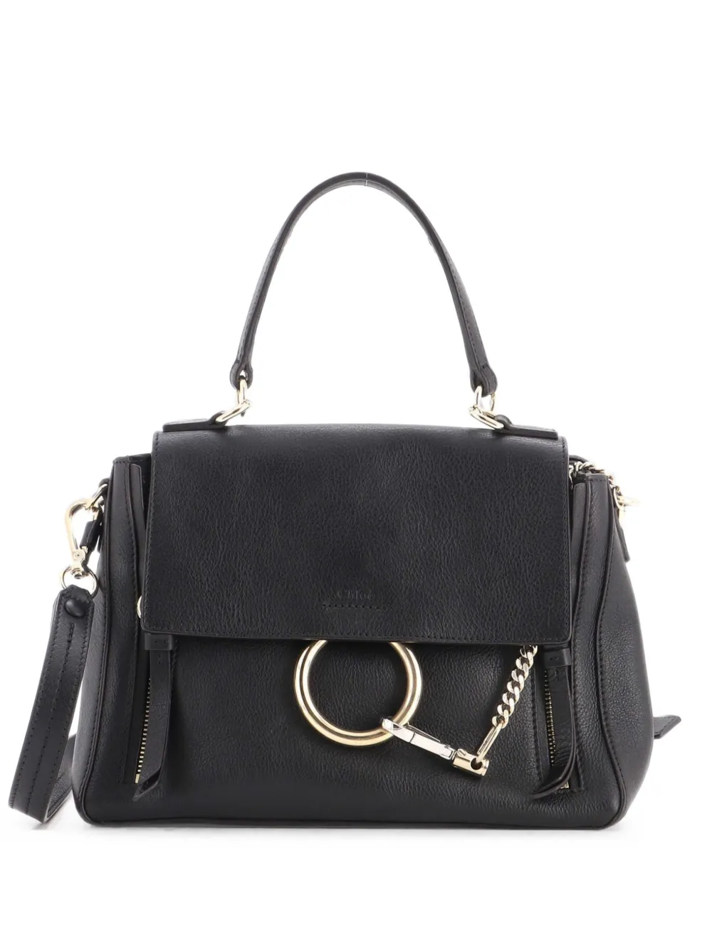 Chloé Pre-Owned Faye Day Bag Leather Small satchel - Nero