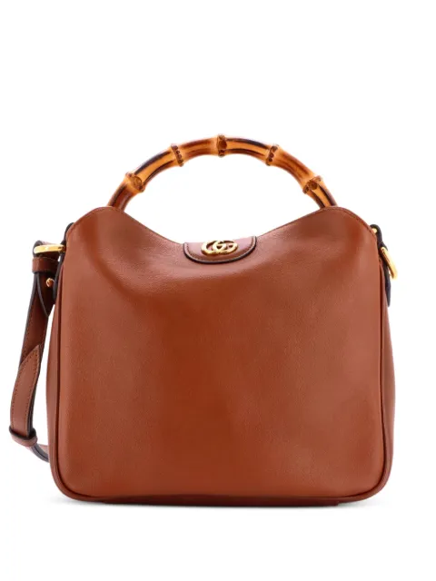 Gucci Pre-Owned Diana NM Bamboo Shoulder Bag Leather Small tote bag