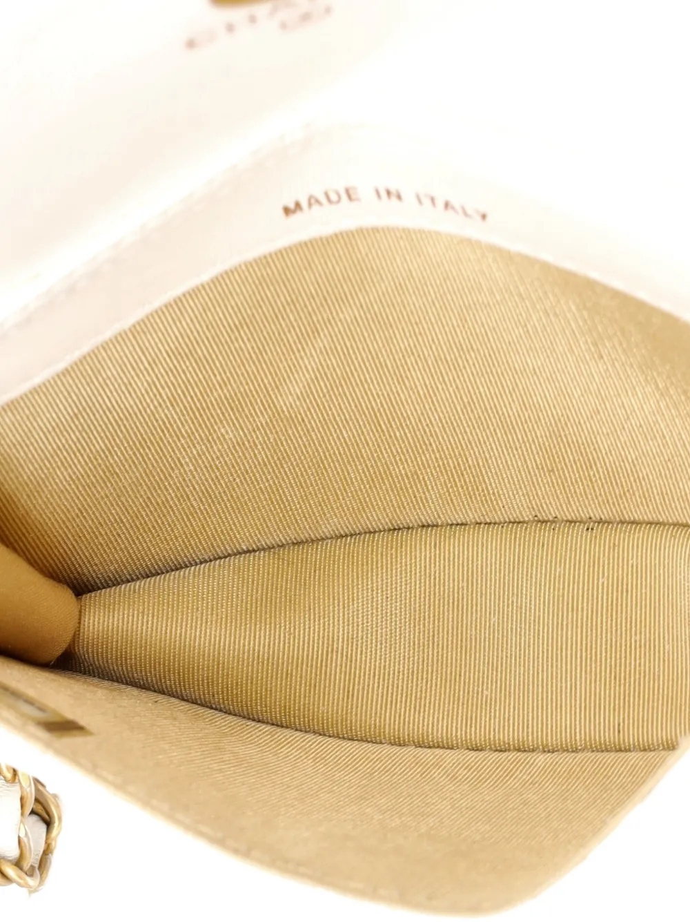 Quilted Mini Crossbody Flap Clutch Bag - Pearl Crush, image 6 of 7