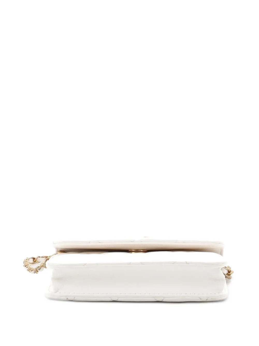 Quilted Mini Crossbody Flap Clutch Bag - Pearl Crush, image 5 of 7