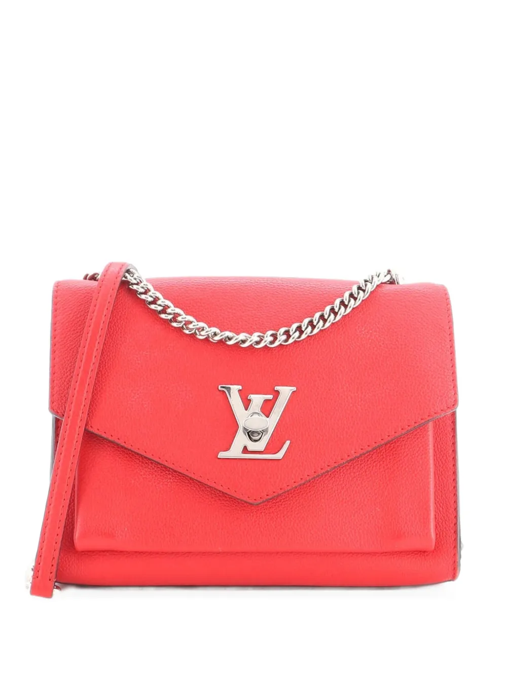 Louis Vuitton Pre-Owned Borsa a mano Mylockme BB in pelle con tracolla - Rosso