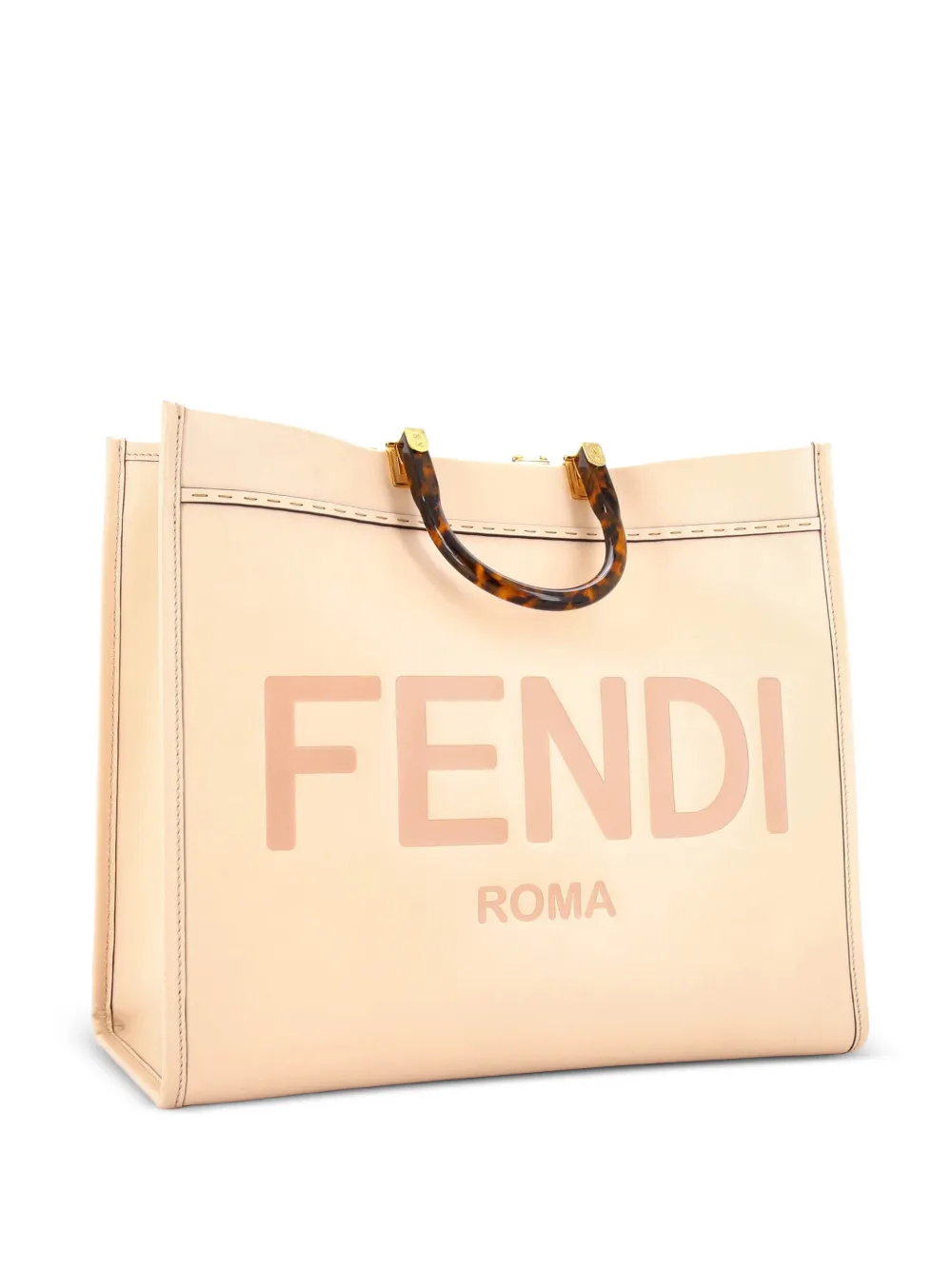 Fendi Pre-Owned Große Sunshine Tote Bag - Nude