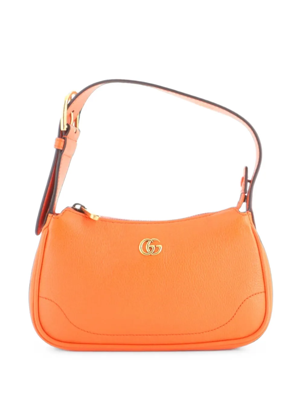 Gucci Pre-Owned Borsa a spalla Aphrodite mini in pelle - Arancione