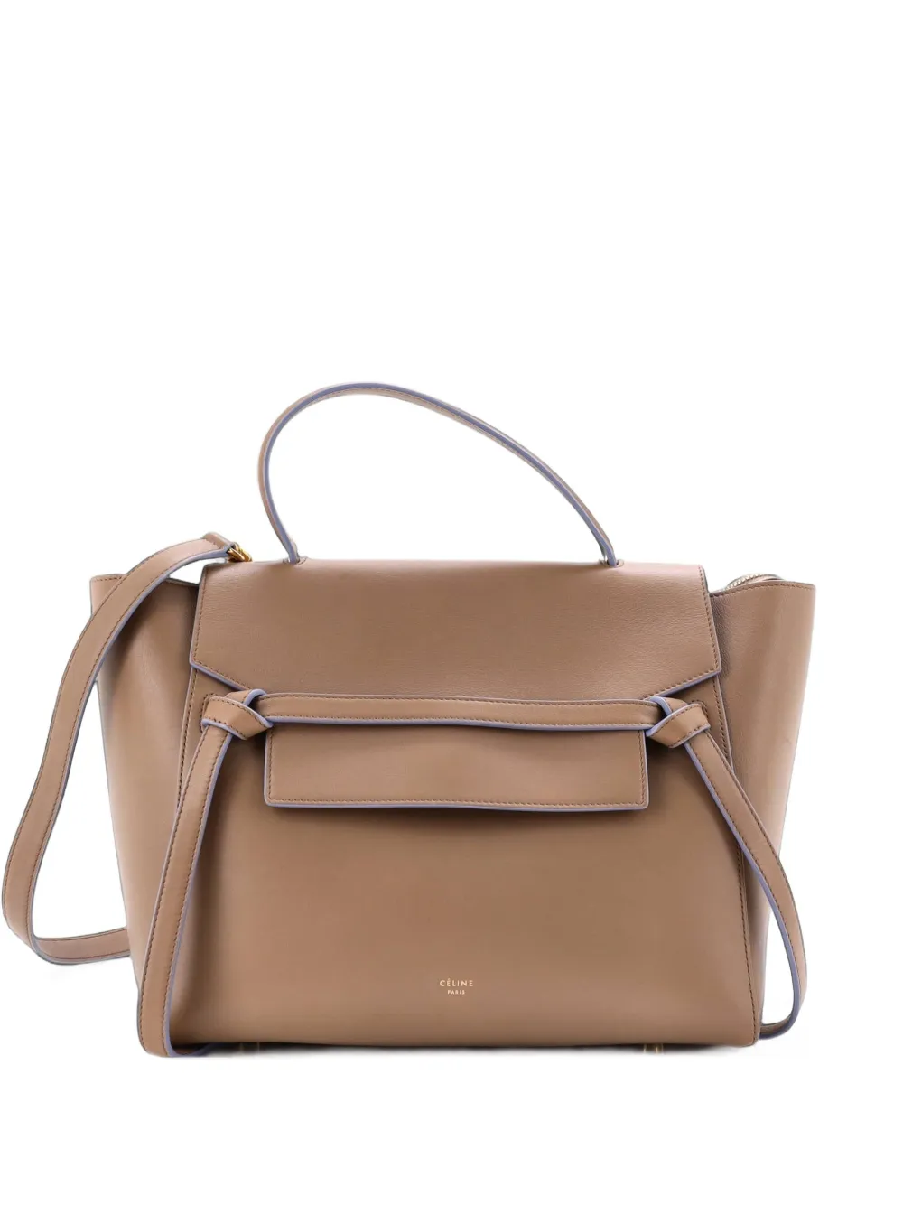 Celine Pre-Owned Borsa a tracolla mini in pelle di vitello - Marrone