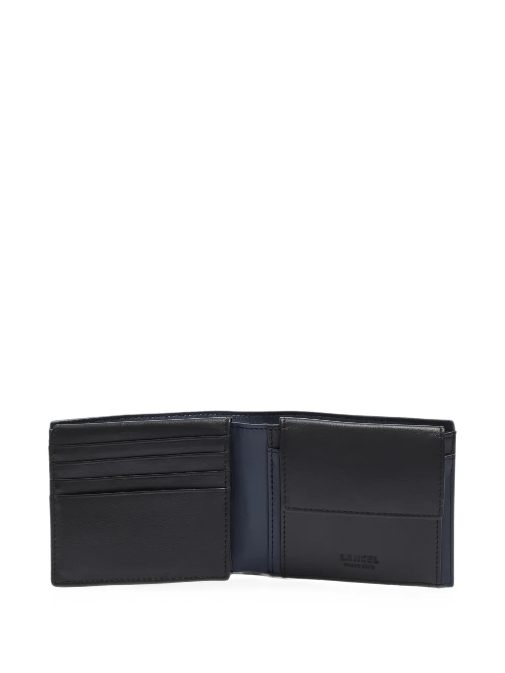 Lancel Leon leren portemonnee Blauw