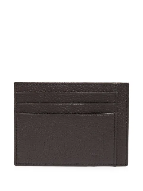 Lancel Leon grained leather cardholder