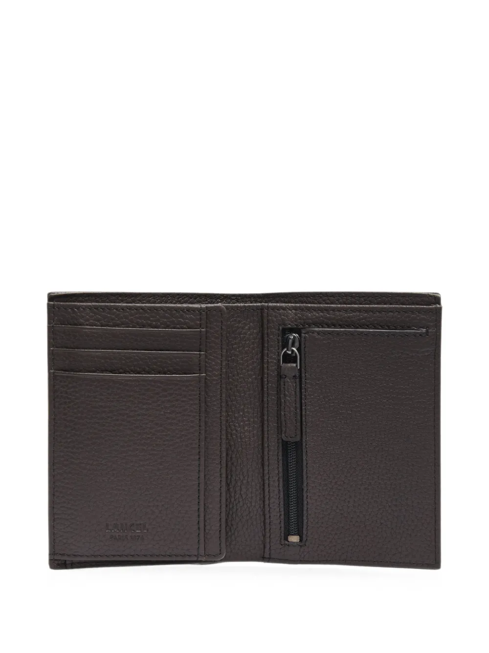 Lancel Leon grained-leather wallet Bruin