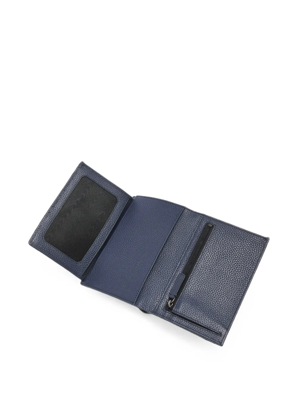 Lancel Leon leren portemonnee met textuur Blauw