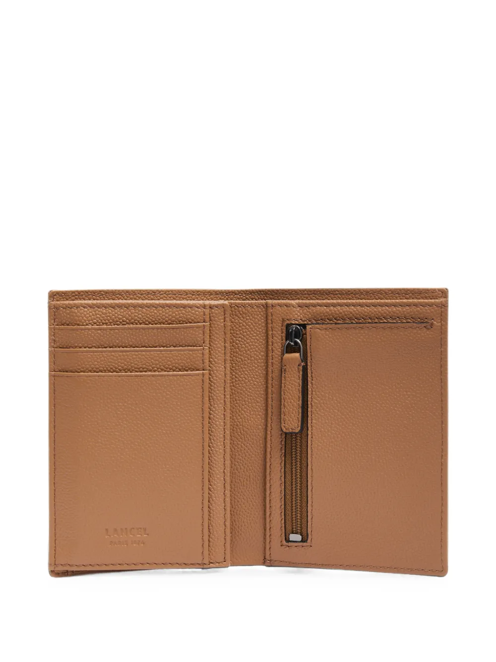 Lancel Leon portemonnee met logo-print Beige