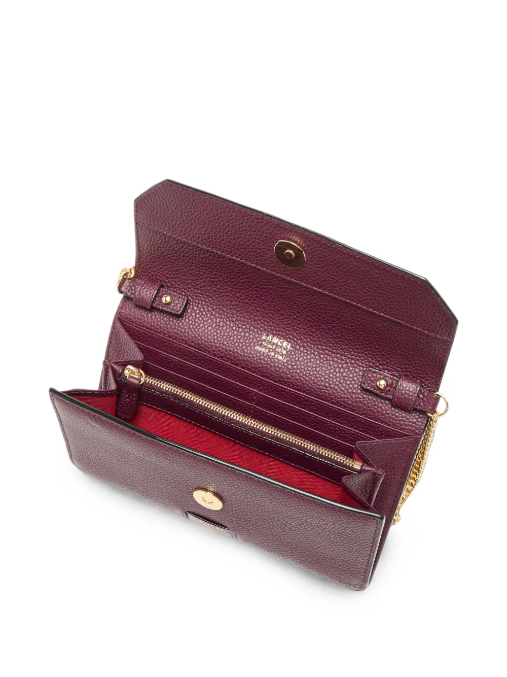 Lancel Ninon shoulder bag Rood