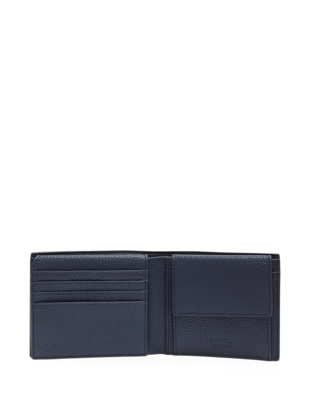 Lancel Leon portemonnee van bewerkt leer Blauw
