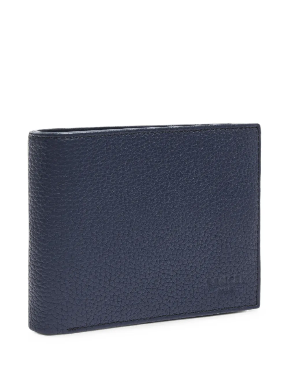 Lancel Leon portemonnee van bewerkt leer Blauw