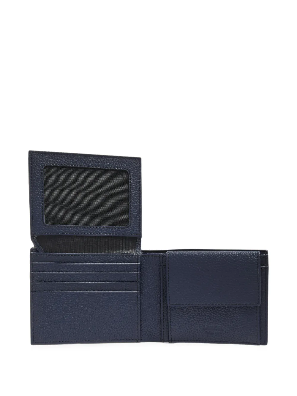 Lancel Leon portemonnee van bewerkt leer Blauw