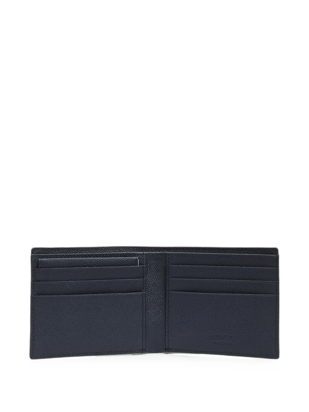 Lancel Leon leren portemonnee met textuur Blauw