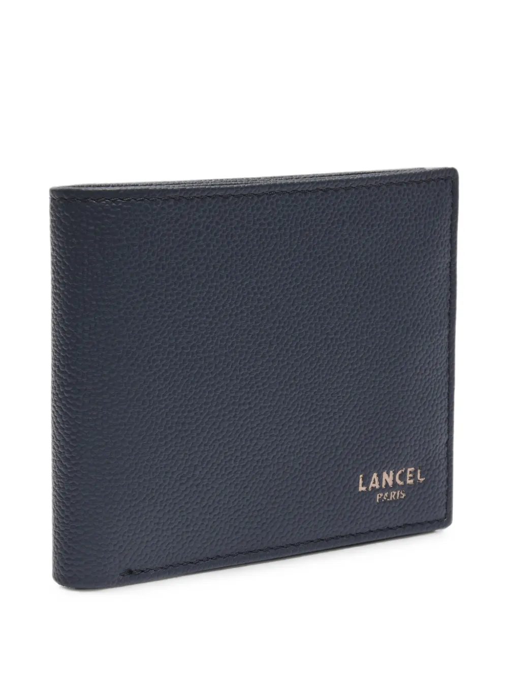 Lancel Leon leren portemonnee met textuur Blauw