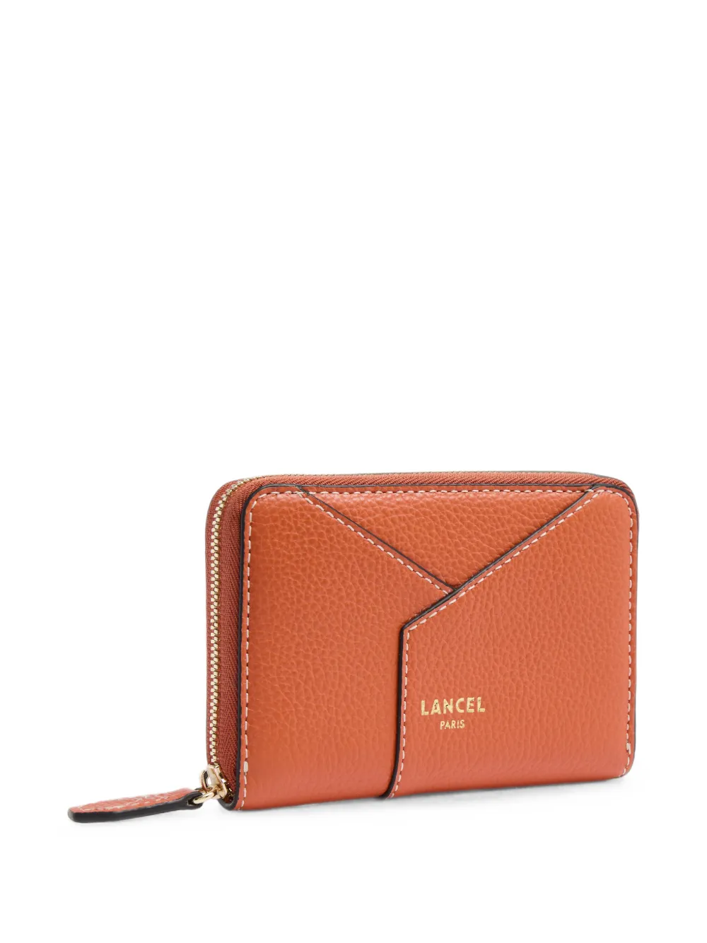 Lancel Portemonnee met rits Oranje