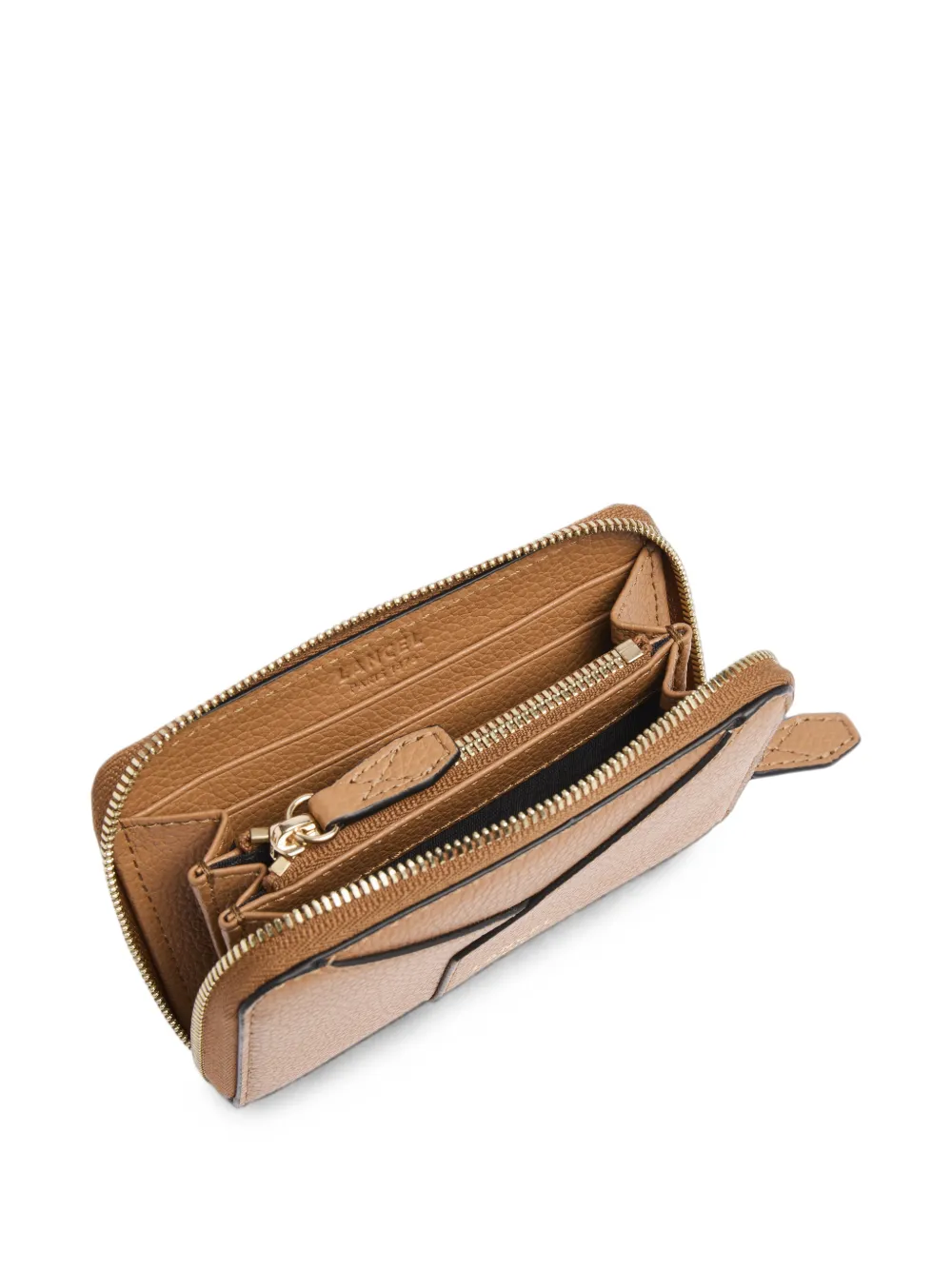 Lancel Portemonnee met rits Beige