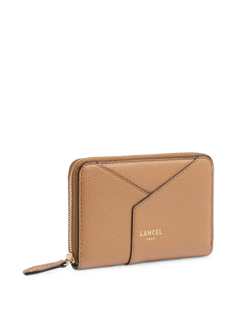 Lancel Portemonnee met rits Beige
