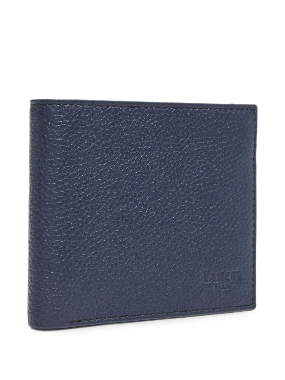 Lancel Leon portemonnee van bewerkt leer Blauw