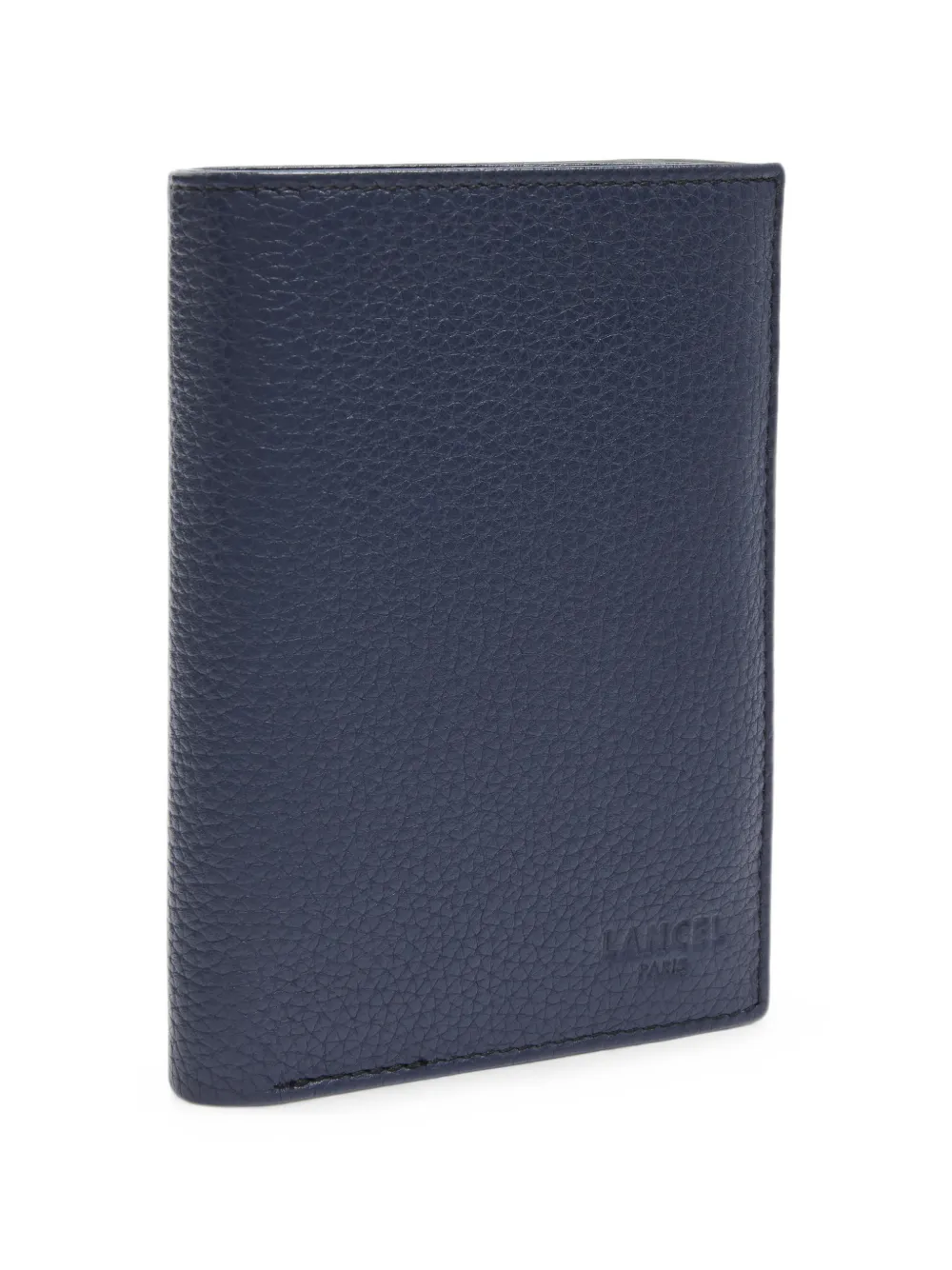 Lancel Leon portemonnee van bewerkt leer Blauw