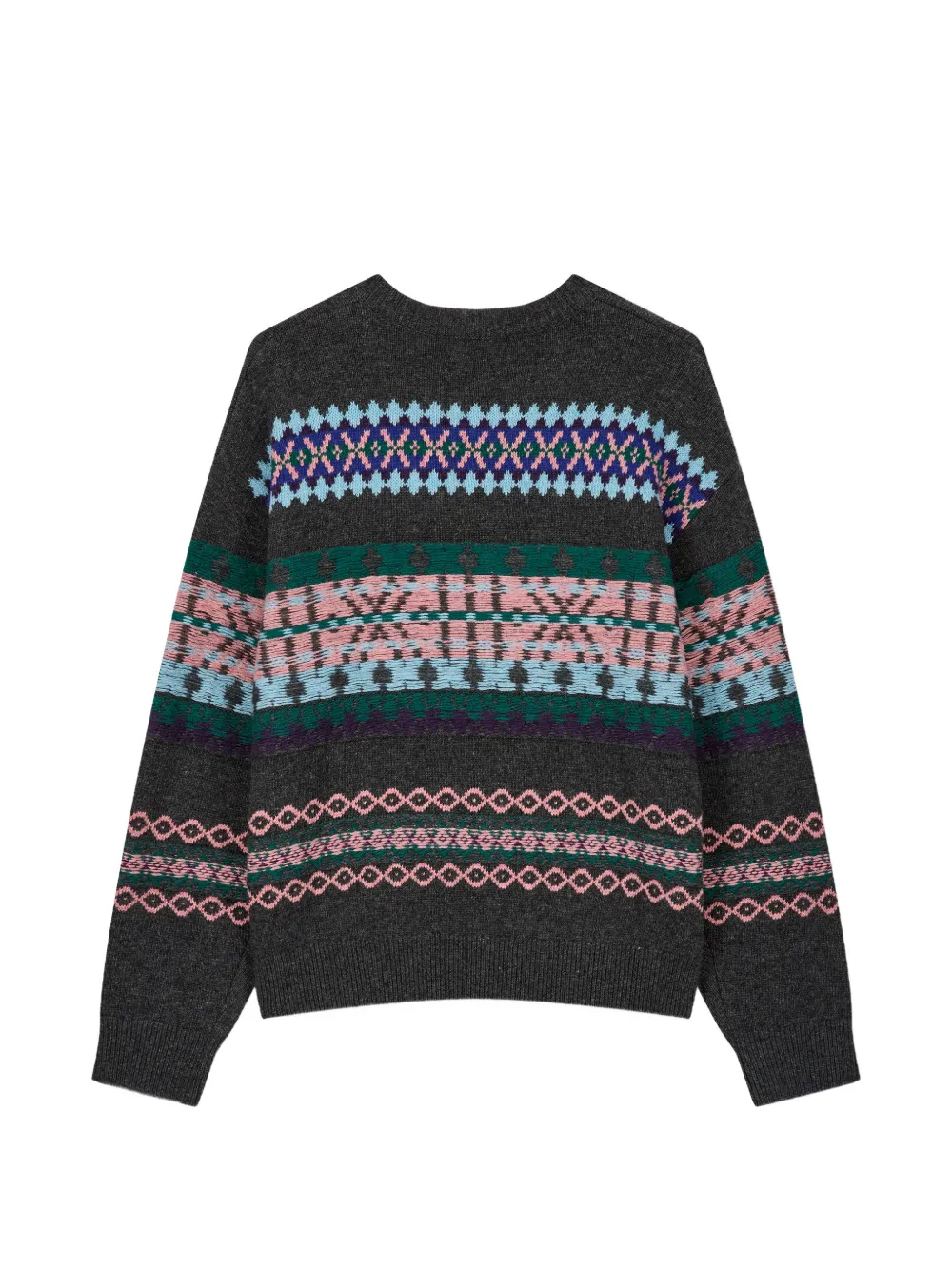 TOMBOY Trui met patroon en ronde hals Grijs