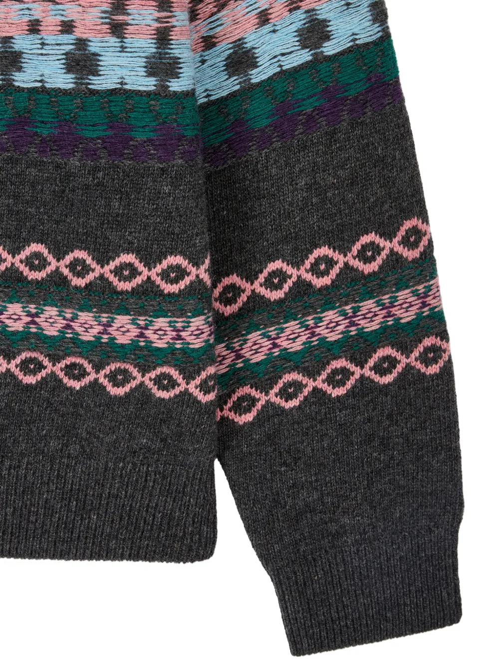 TOMBOY Trui met patroon en ronde hals Grijs