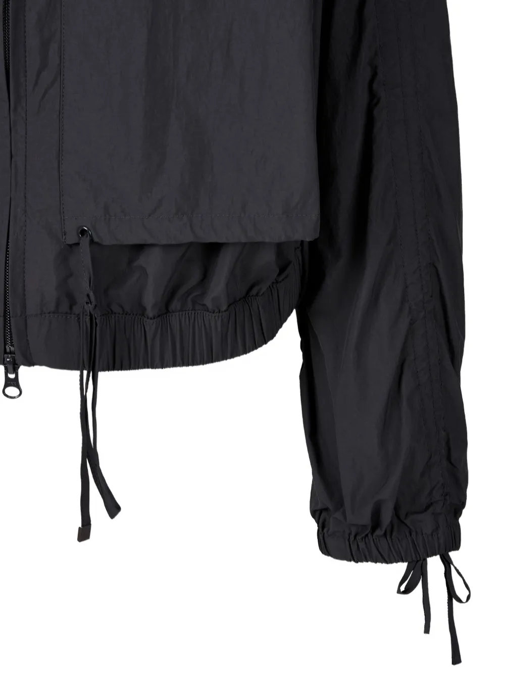 TOMBOY Jack met capuchon en ruches Grijs