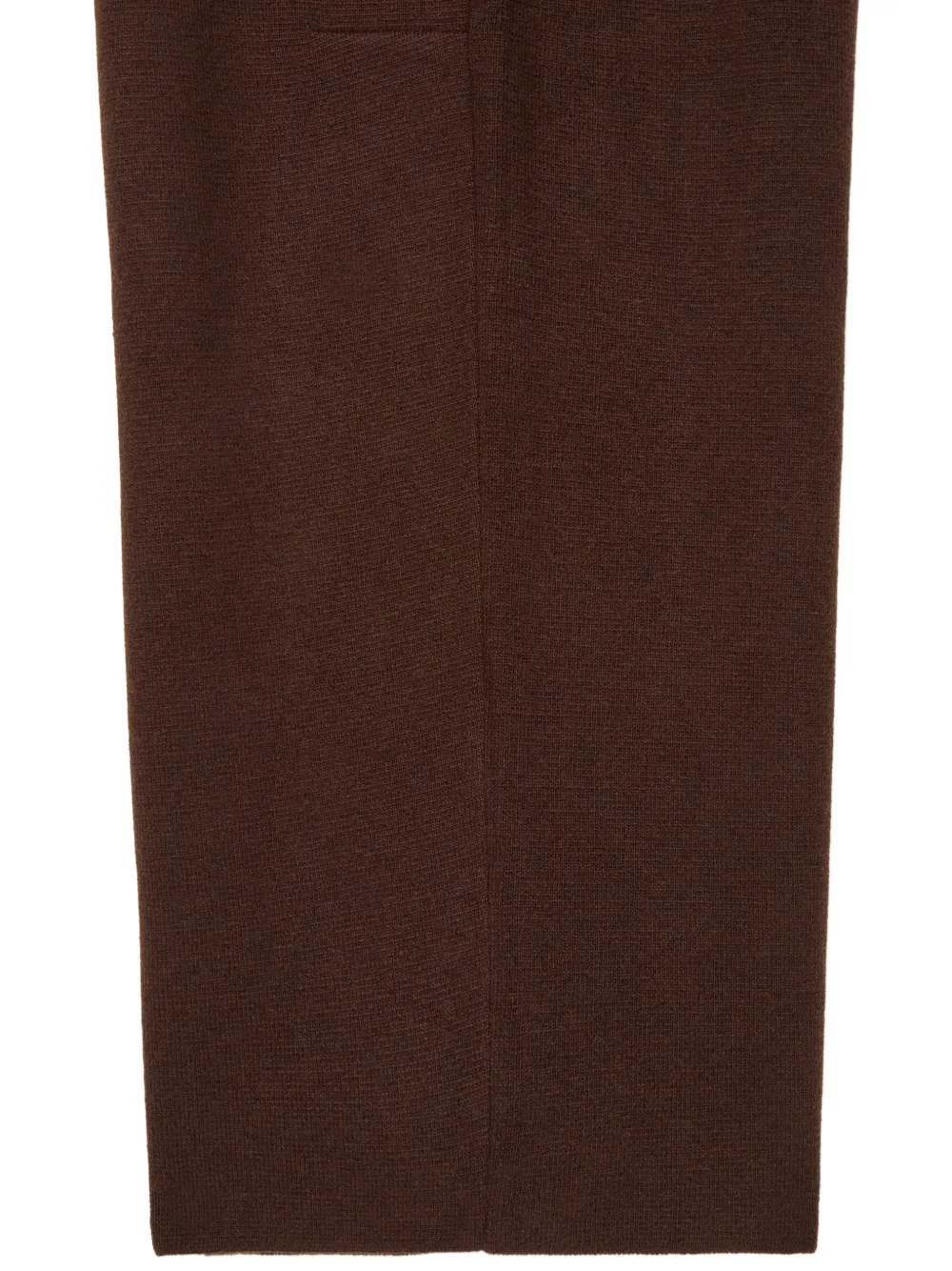 TOMBOY knit wide-leg trousers Bruin