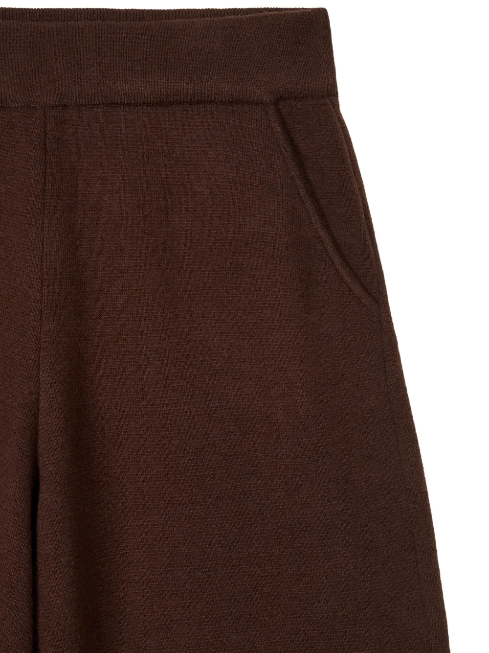 TOMBOY knit wide-leg trousers Bruin