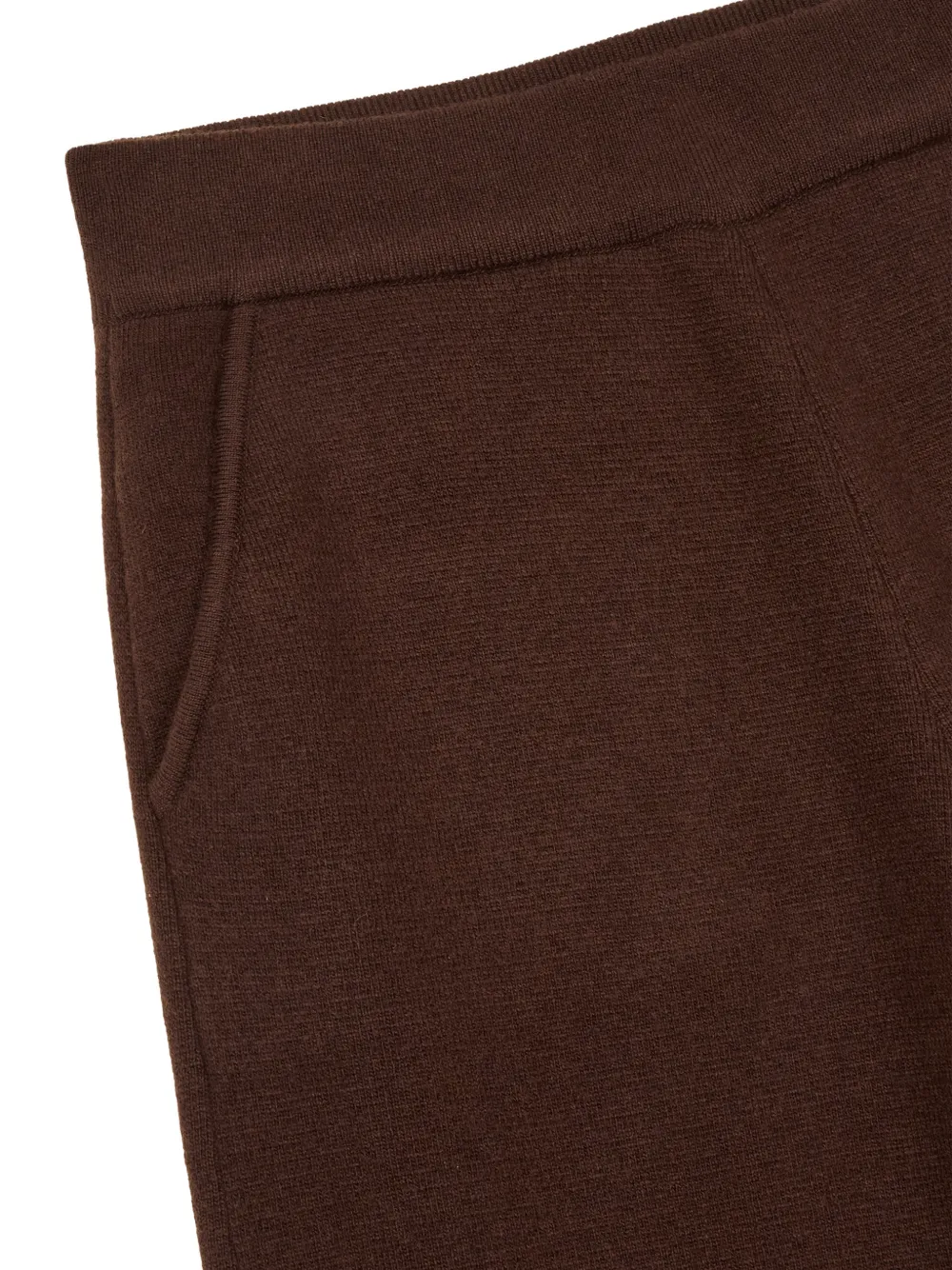 TOMBOY knit wide-leg trousers Bruin