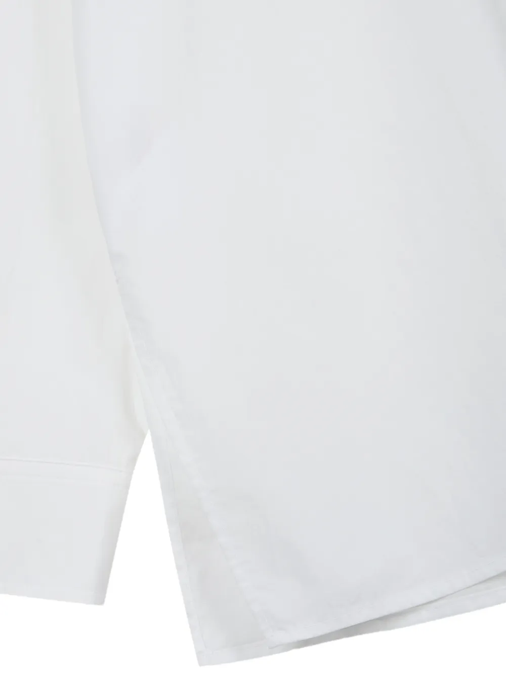 TOMBOY Blouse met diagonale knoop Wit
