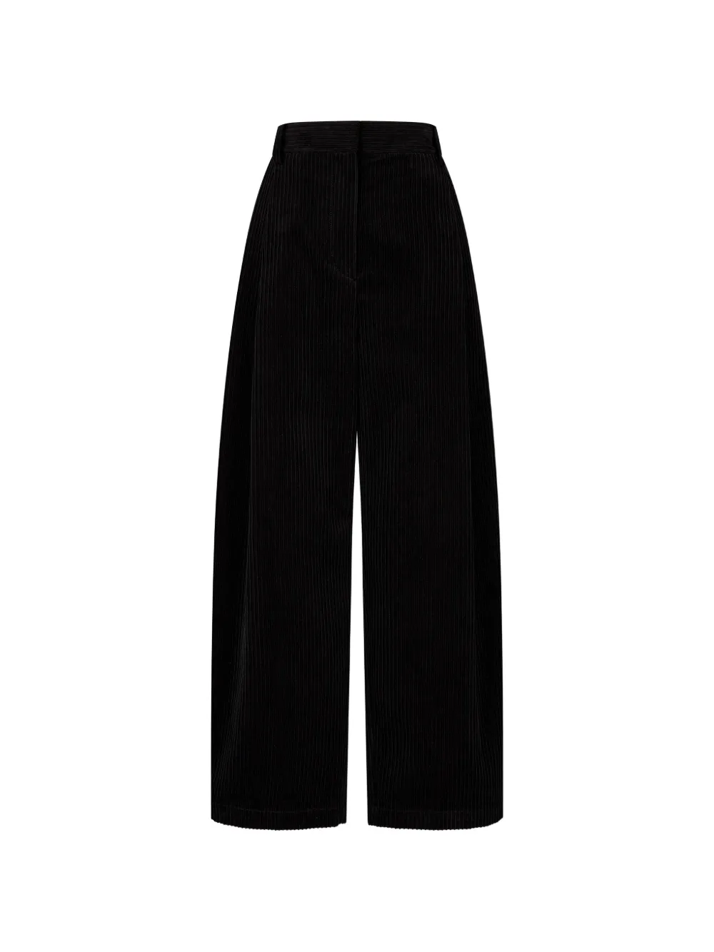 TOMBOY pantalon en velours côtelé à plis nervurés - Noir TOMBOY pantalon en velours côtelé à plis nervurés - Noir