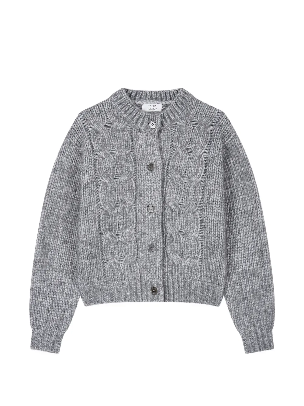 TOMBOY cable-knit cardigan