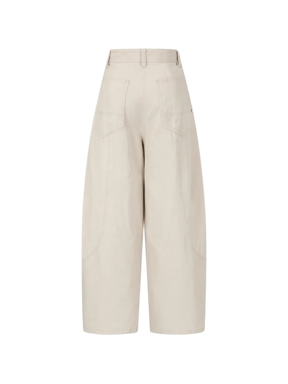 TOMBOY Baggy broek met vlakken Beige