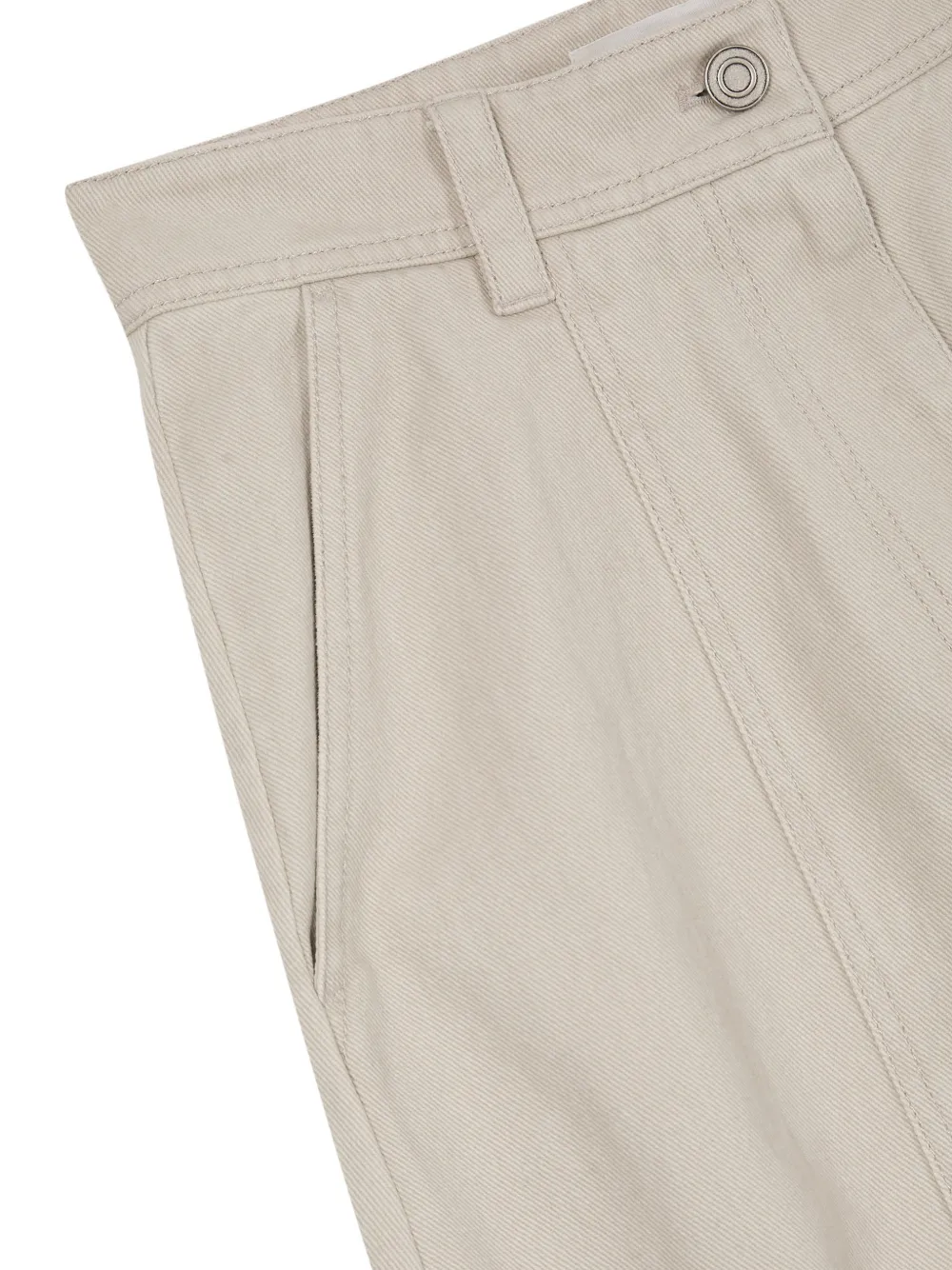 TOMBOY Baggy broek met vlakken Beige