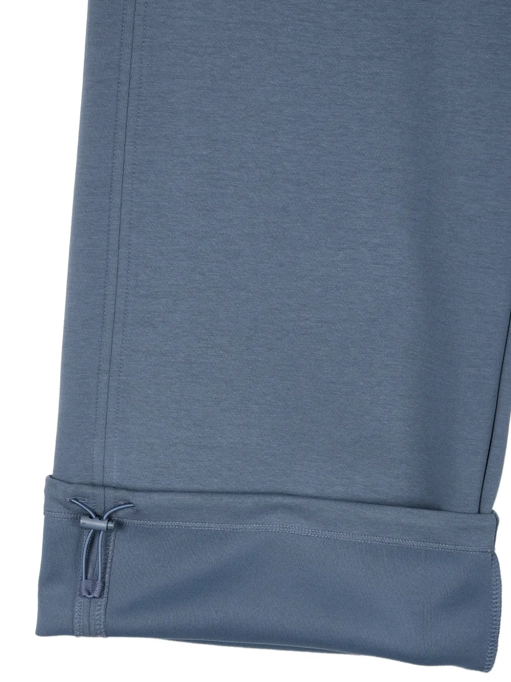 TOMBOY Broek met trekkoordzoom en logo-print Blauw