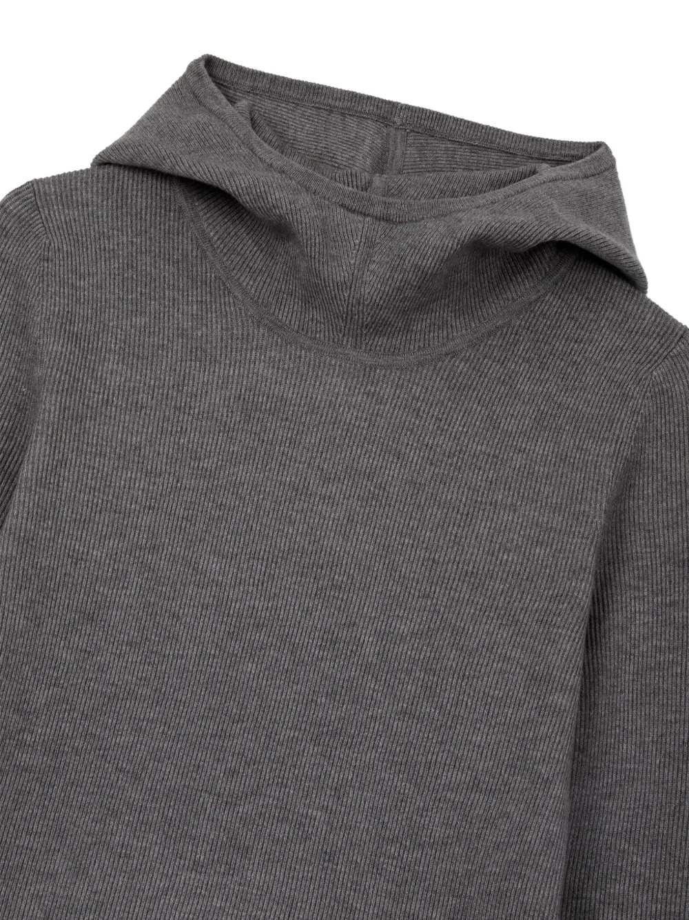 TOMBOY Ribgebreide hoodie Grijs