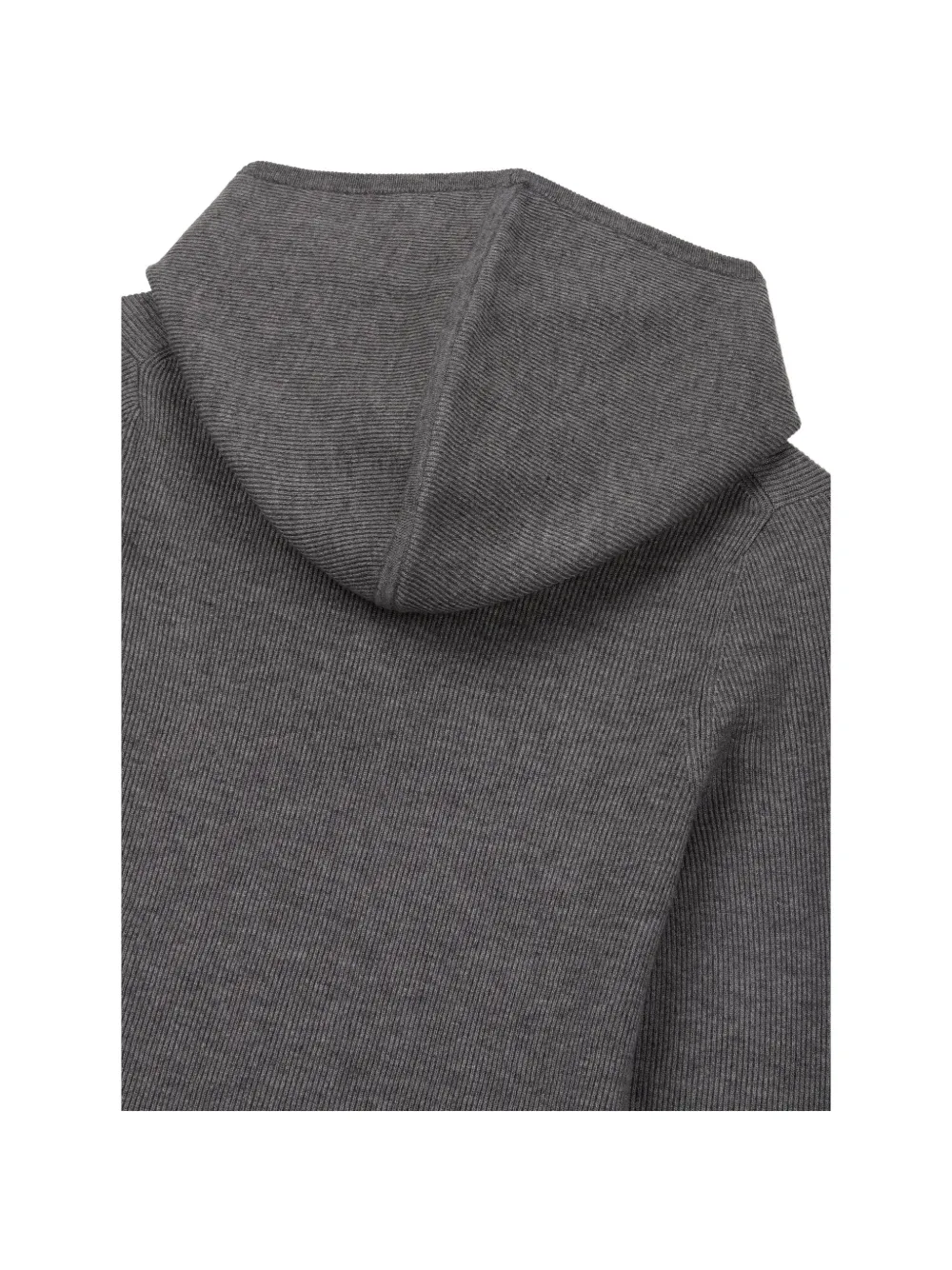 TOMBOY Ribgebreide hoodie Grijs