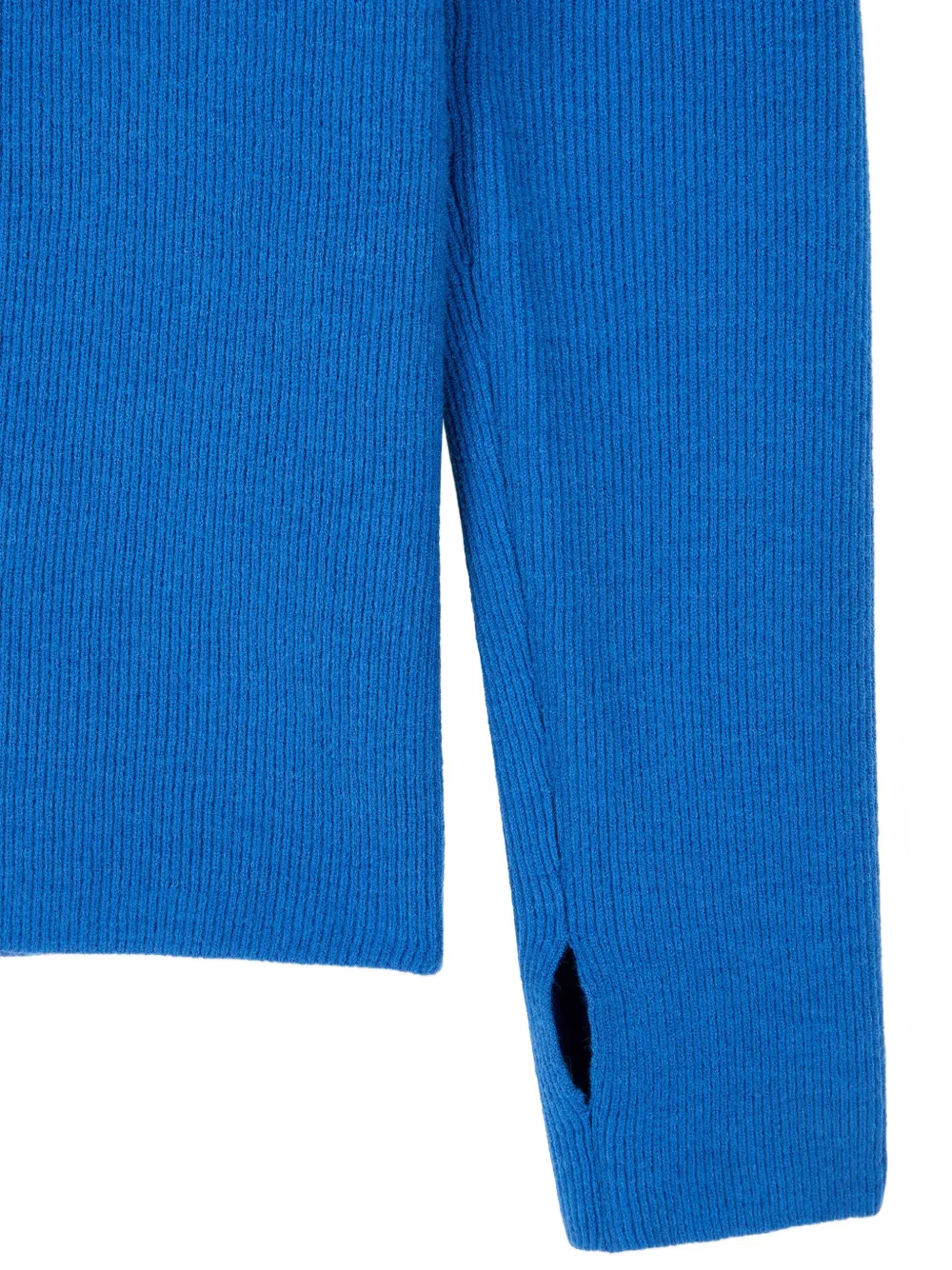 TOMBOY Ribgebreide hoodie Blauw